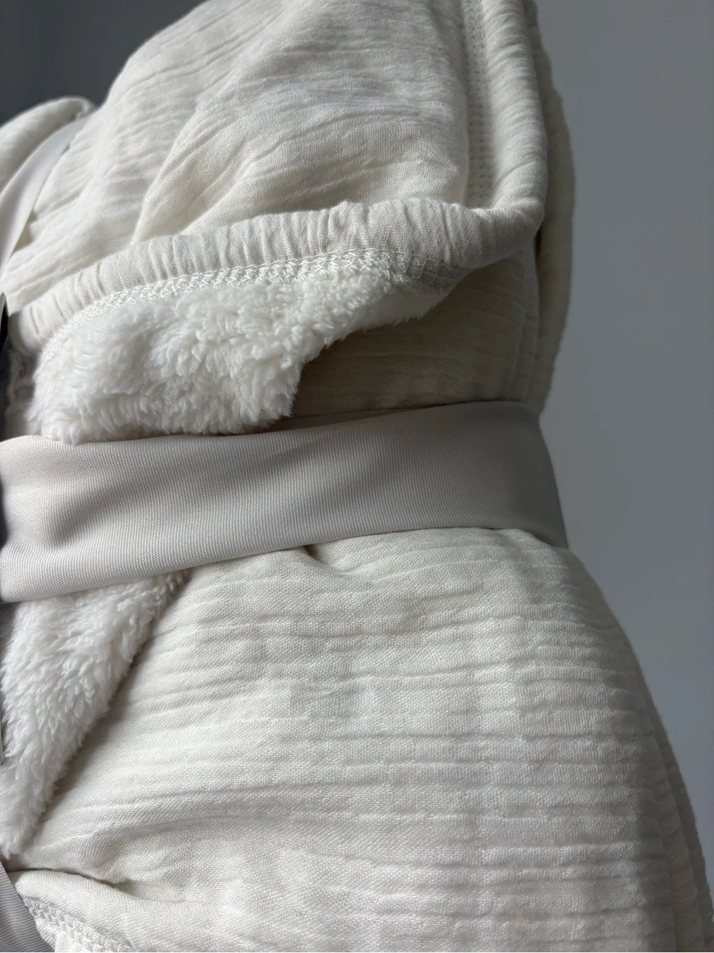 Soft Cream Quilted Throw Blanket - Home Bedding